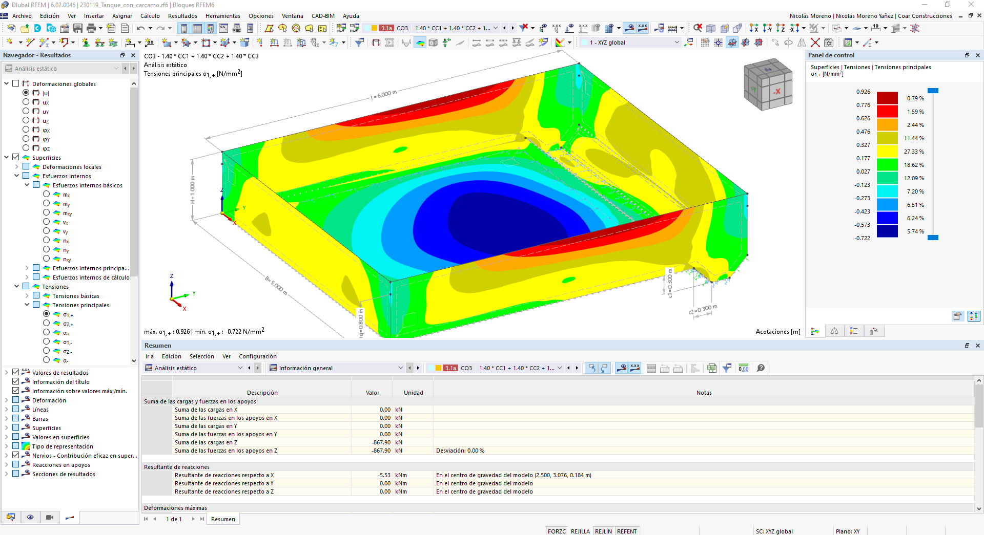 Tanque con Cárcamo – VERSION RFEM6.02.0046 - Image 3