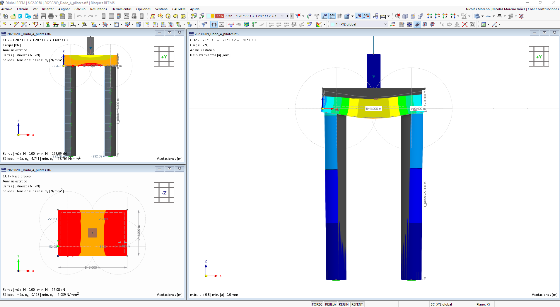 Dado para 4 pilotes – VERSION RFEM6.02.0050 - Image 3