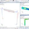 Pórtico de acero con viga modelada como superficie, con tres huecos a eje – Realizado con RFEM 6.07.0009 - Image 2