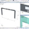 Pórtico de acero con viga modelada como superficie, con tres huecos a eje – Realizado con RFEM 6.07.0009 - Image 3