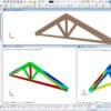 Cercha de madera plana paramétrica – Realizado con RFEM 6.07.0010 - Image 2
