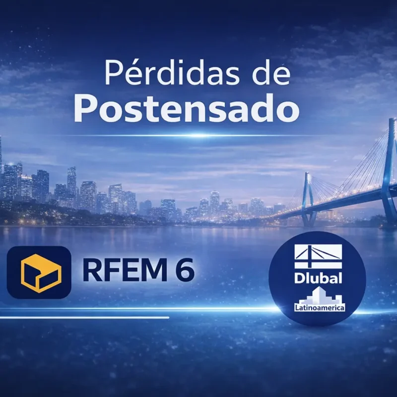 Calculadora de pérdidas de postensado en barras y supercicies